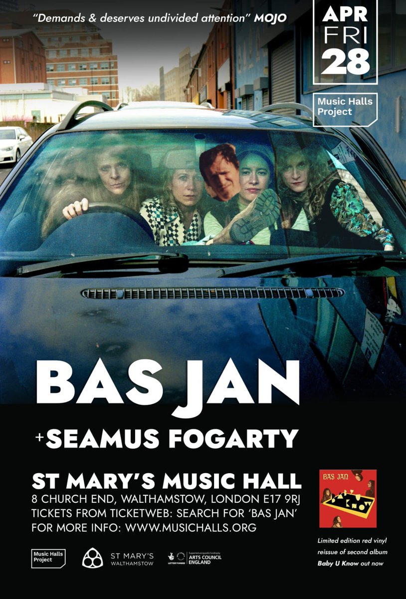 seamusfog's tweet photo. NEXT WEEK...on duty with the awesome @_BAS_JAN_ in the shiny new surrounds of St Mary's Church in Walthamstow, in association with @Music_halls....tickets... https://t.co/PIN5HPLFHx https://t.co/jHz4I560ff