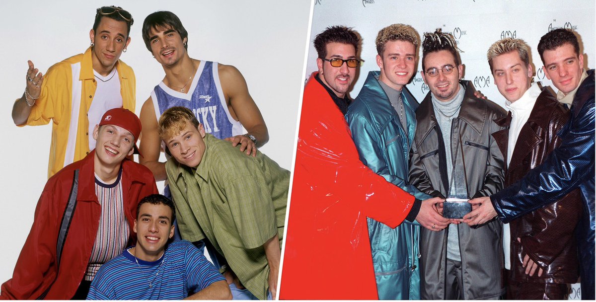 NSYNC's tweet image. Happy 30th Anniversary @backstreetboys ! Thank God our style has evolved over the years #boybandlegends