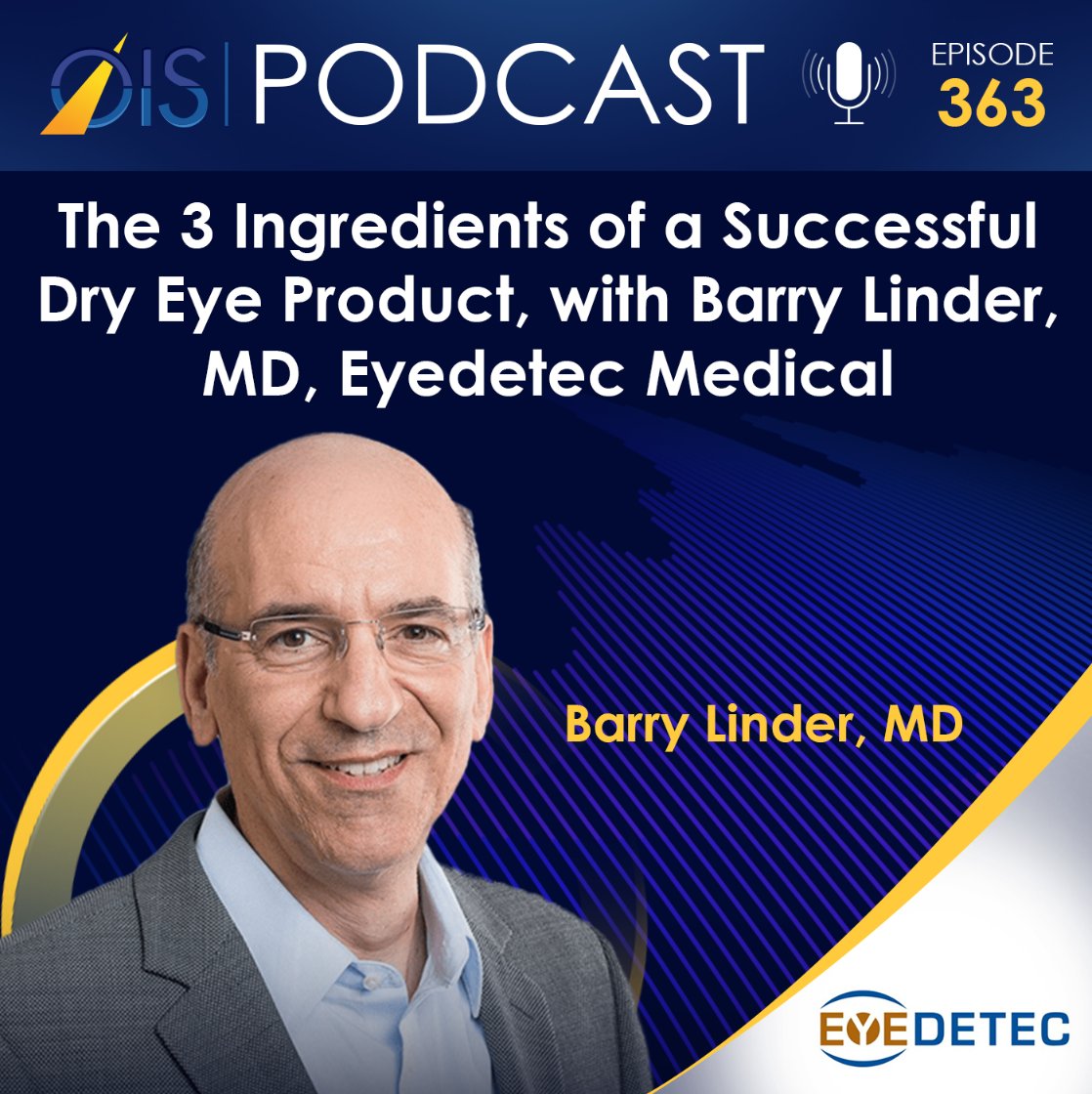 OISTWEETS's tweet photo. Listen to this week’s podcast with Barry J. Linder, MD, MS for the scoop on the Eye Lipid Mobilizer. ELM aims to improve dry eye symptoms by improving the oil layer via a device patients can use at home.
Listen Now: https://t.co/4Bf5eNzTi0
#ois #oispodcast #ophthalmology https://t.co/HIOY09fmDr