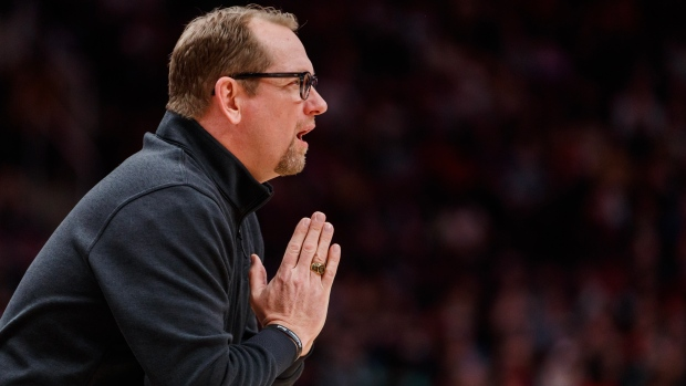CP24's tweet photo. BREAKING: Raptors fire head coach Nick Nurse https://t.co/ryl7w2s2MW https://t.co/v1DEsBBpsQ