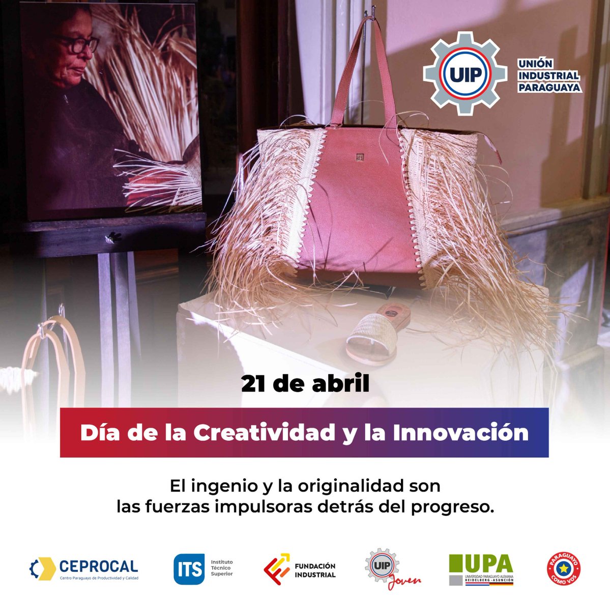 UIP_py's tweet photo. 🇵🇾 ¡Juntos podemos construir un país donde la creatividad y la innovación nos impulsen a ser mejores. 

#UIP #Creatividad #Innovación https://t.co/FzYtZE2vi9