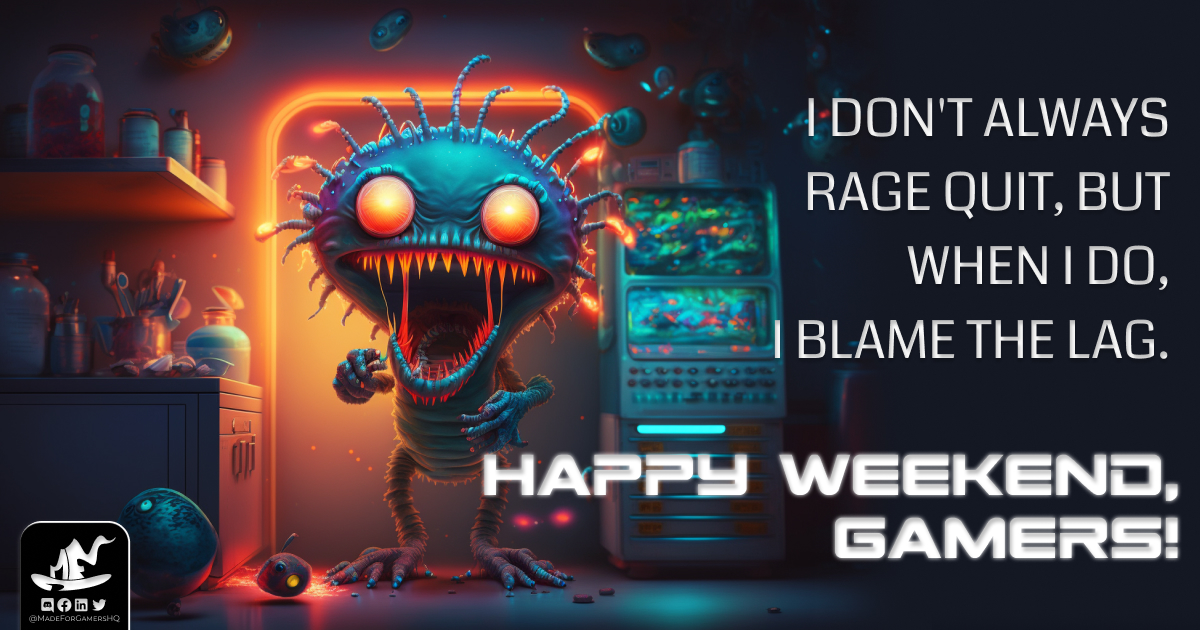 MadeForGamersHQ's tweet photo. Happy Weekend, Gamers!
#Web3gaming #WeekendVibes https://t.co/9DYxKGVpB6