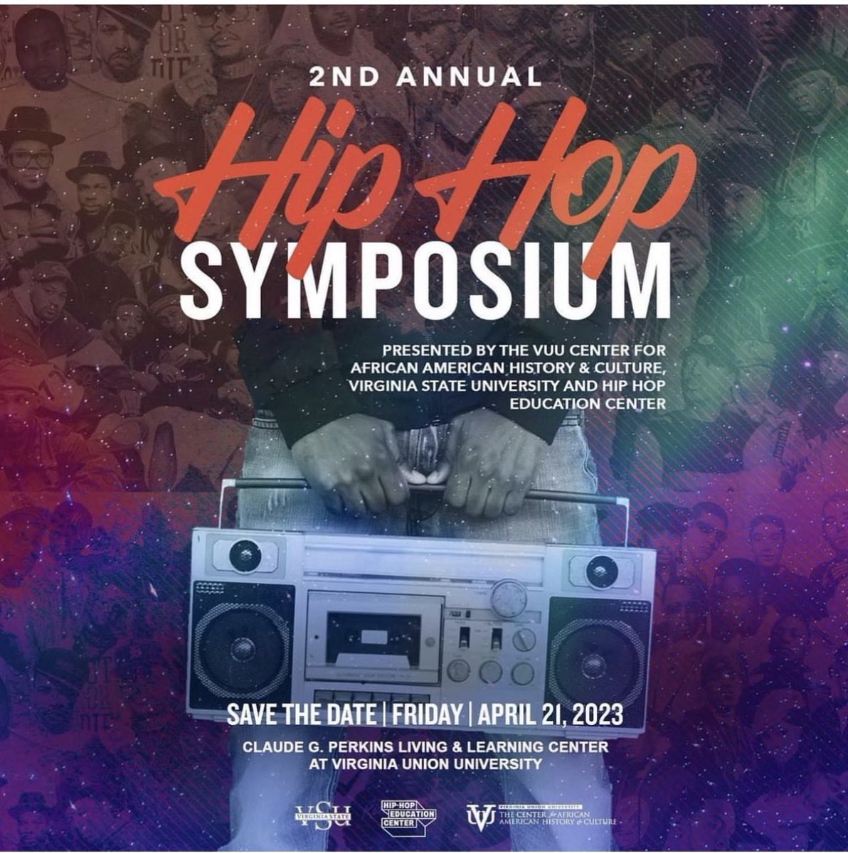 CAAHC_VUU's tweet photo. We are in the Hip Hop SymposiumToday at VUU! Meet us here! https://t.co/73MM3gQrwh