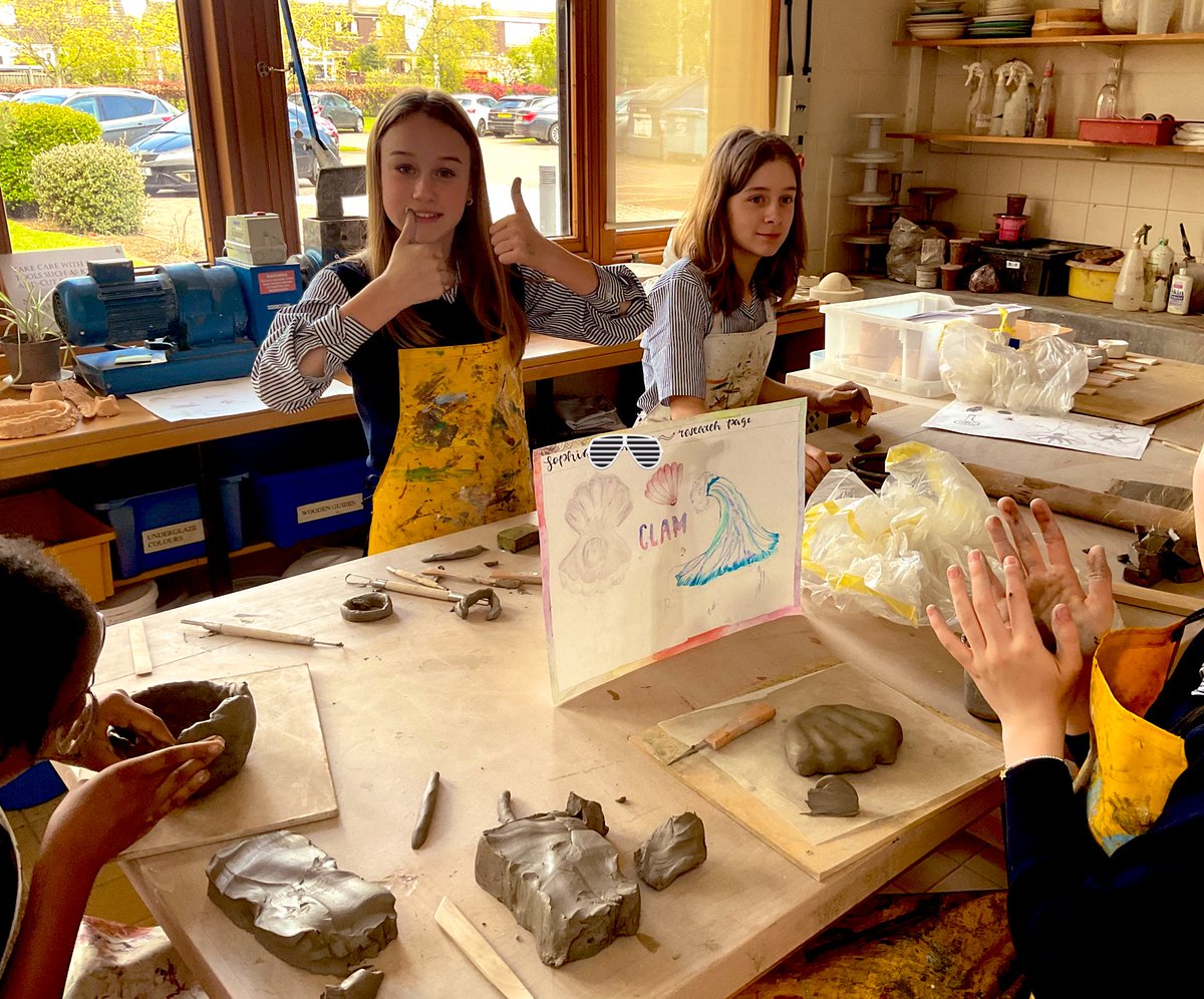NorthamptonHigh's tweet photo. In Year 8 Art pupils are working on sculpture based on the theme of marine life. Their designs are inspirational and their skills with manipulating clay are improving all the time
#LearningTweets @ArtsNHS https://t.co/zxlVL9sTd9