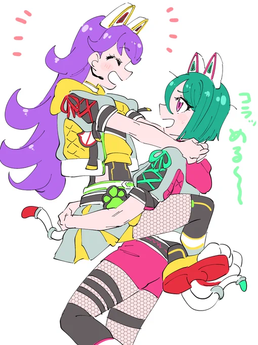 ライブ時 すぐさららに登りたがるめるめる https://t.co/Uh8vJo4hTz