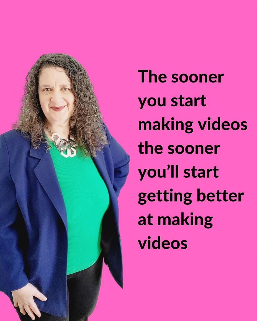 Psst! Business coaches, listen up! The secret to getting better at making videos is simple: start NOW. 

The sooner you start, the sooner you'll stop looking like a deer caught in headlights and start wowing your audience like a pro. 

Trust me, I'm basi… instagr.am/p/CrTMeNhOSK4/