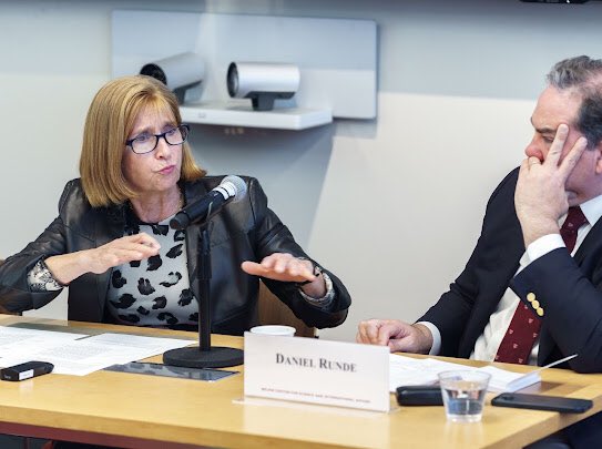 futurediplomacy's tweet photo. We hosted a panel on 🇺🇦 reconstruction moderated by Amb. Paula Dobriansky, Sr. Fellow @futurediplomacy,  joined by @njaresko, fmr. 🇺🇦 Minister of Finance; Matteo Patrone @EBRD, Vlad Rashkovan from IMF, &amp; @danrunde from @CSIS. WATCH HERE @BelferCenter: https://t.co/sW6mJOnPsk https://t.co/Vu5iVbGWuV