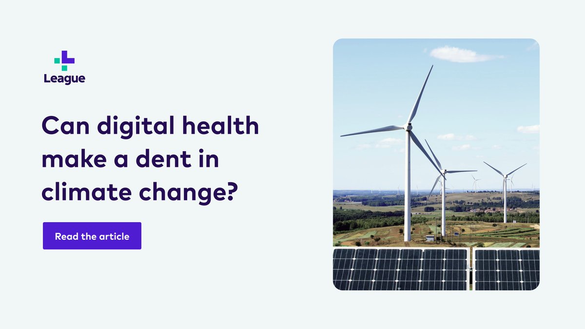 Healthcare has both an outsized impact on #CO2emissions and a significant opportunity to reduce its carbon footprint with #digitalhealth experiences—as illustrated by virtual health initiatives in the last 3 years ➡️ bit.ly/41OOtH2

#ClimateChange #EarthDay2023