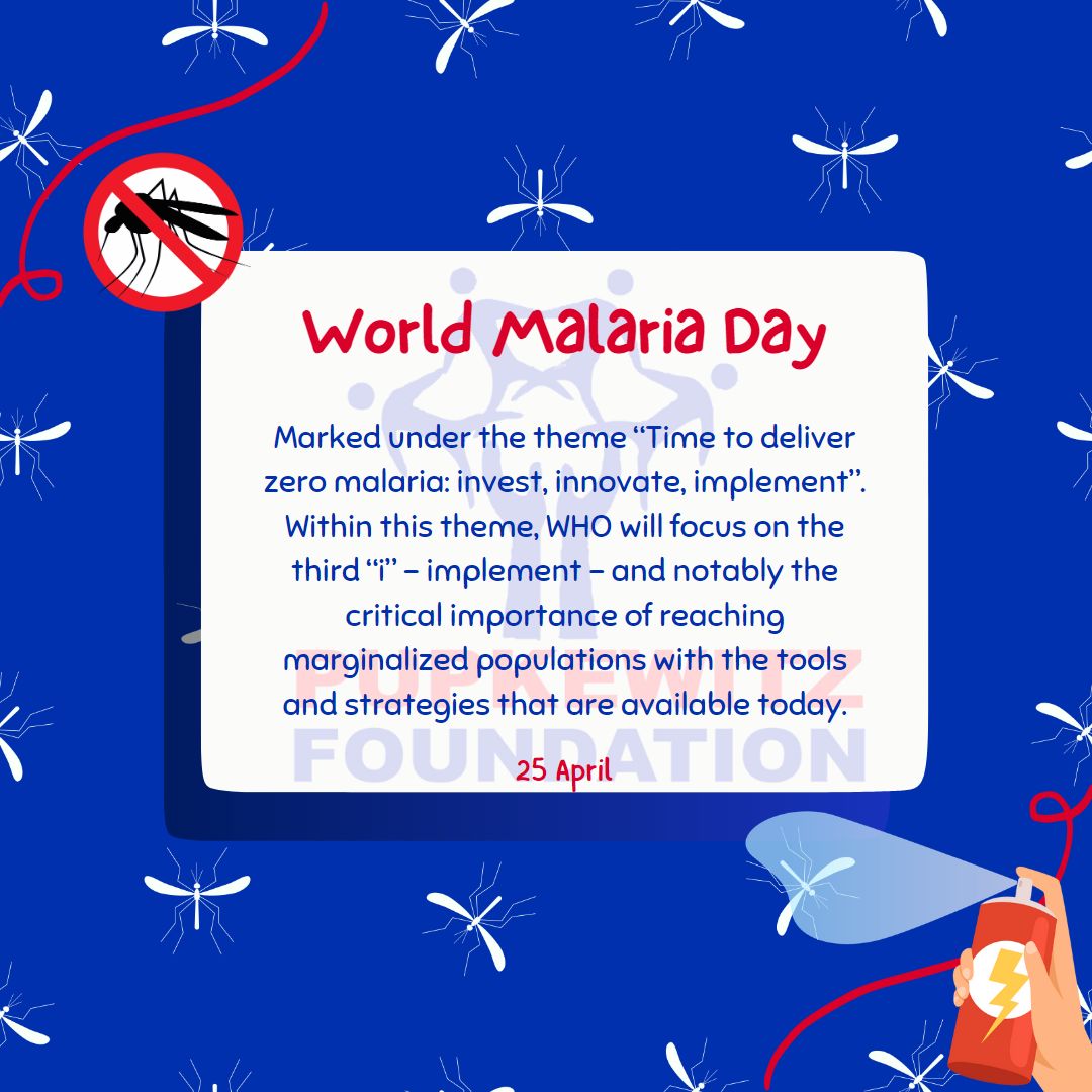 Malaria-affected countries and partners are strongly encouraged to deliver the WHO-recommended tools and strategies that are available now for all at risk of malaria.
who.int/campaigns/worl…
#malaria #mosquito #health #mosquitoes #pestcontrol #mosquitobites #endmalaria #mosquitos