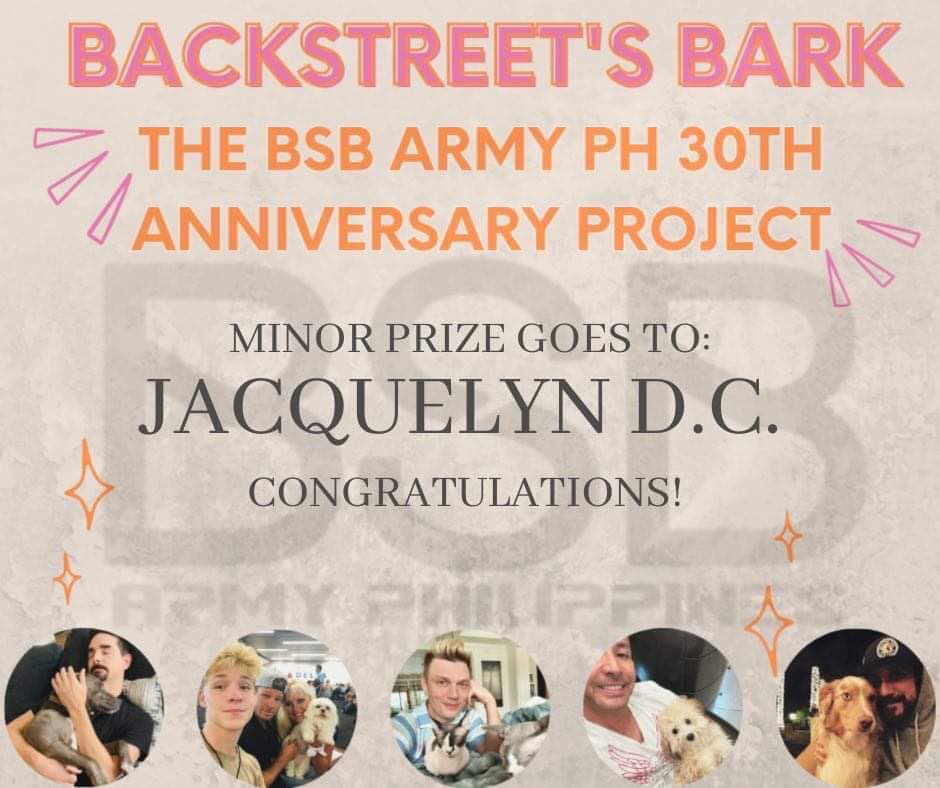 BSBArmyPH's tweet photo. 🎉 Congratulations to Rowell Anne S., the winner of the BSB 30th Anniversary Celebration book by Karah-Leigh Hancock and Emilia Filogamo.
🎉 Congratulations to Jacquelyn D.C., our winner of the BSB Backstage Pass: A Photo Scrapbook. https://t.co/JO809fhHZn