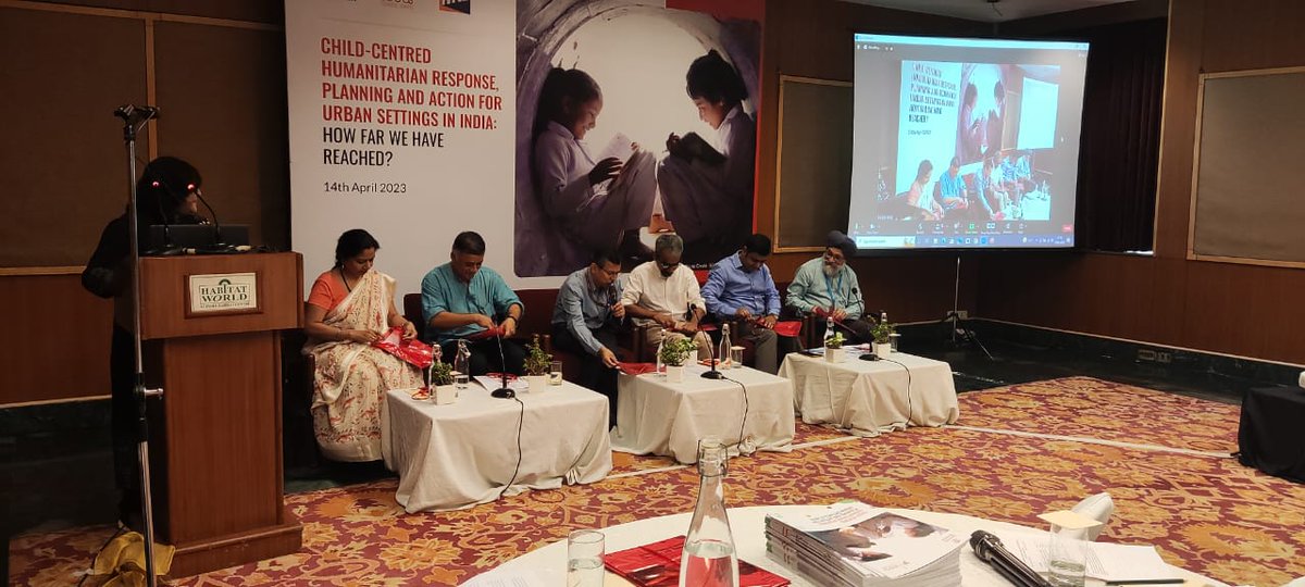⏩14Apr23: Honored to have Shri Rajendra Ratnoo, IAS, ED NIDM presence &amp;insights at thought-provoking discussion on Child-centred humanitarian Response, Planning &amp;Action, urban setting in India by @stc_india &amp; <a href="/SeedsIndia/">SEEDS India</a> &amp; during launch of report on this crucial topic.

<a href="/rratnoo/">Rajendra Ratnoo IAS</a>