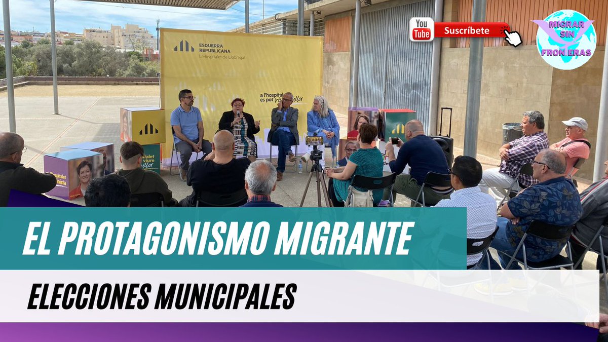 MigrarSF's tweet photo. 🔴 Estuvimos en #LHospitalet junto a los migrantes para hablar del protagonismo en las próximas elecciones municipales #28M #votomigrante @jaumegraells @anasurra @MSuparregui @PaulaVarasG 
📻En nuestro canal de Youtube ⬇⬇⬇
https://t.co/U5FXnkfUom https://t.co/kdrnsrEPWl