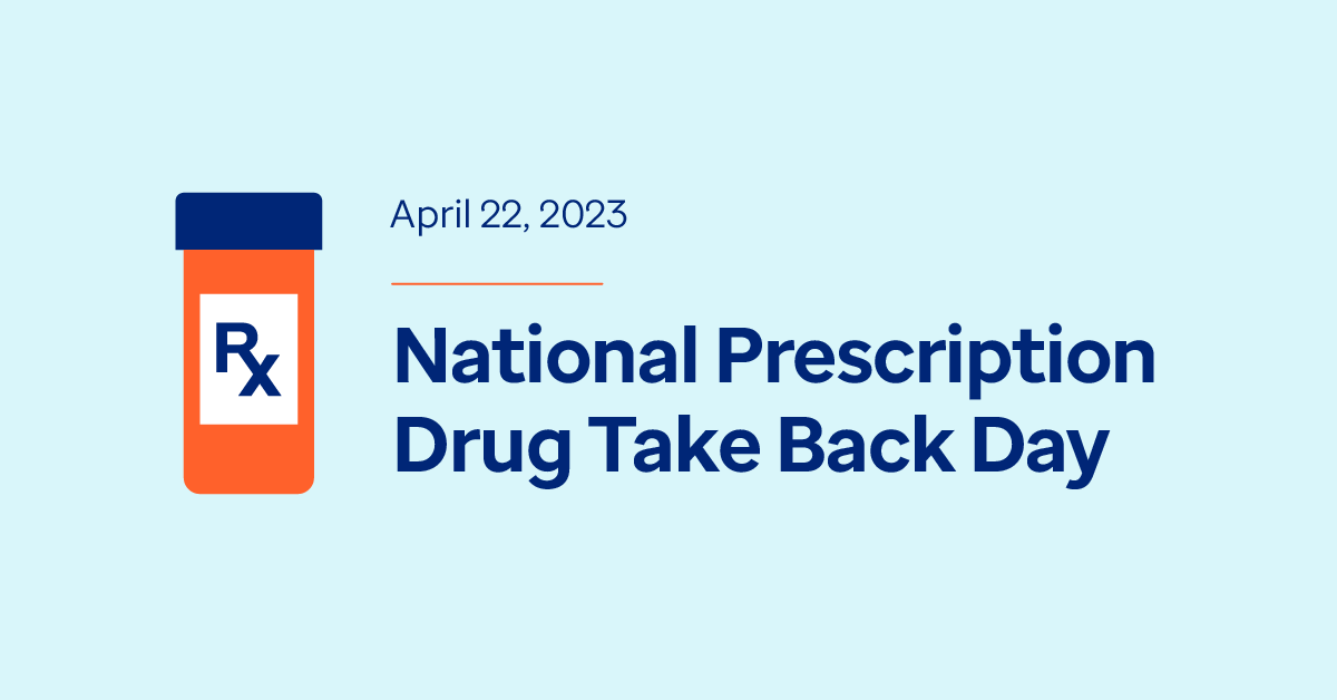 Tomorrow, April 22, is National Prescription Drug Take Back day. Keep your home and family safe by properly disposing medications you no longer use. Visit the DEA’s website spr.ly/6013OuvzB for a collection site near you. #safety #medications #prescriptiondrug #takebackday
