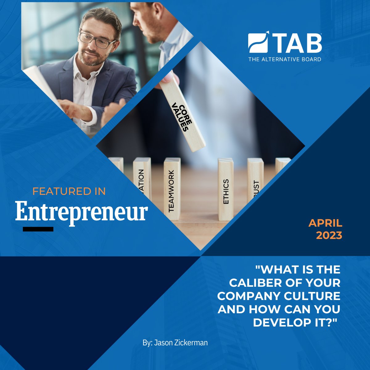 hertzarik's tweet photo. #RT @TAB_Boards: A positive culture can foster employee satisfaction, leading to greater productivity, innovation, and customer satisfaction. At TAB, we've created the CALIBER acronym to stay actively unified in our values as an organization.  

Read on … https://t.co/Hbnyt70Zv8