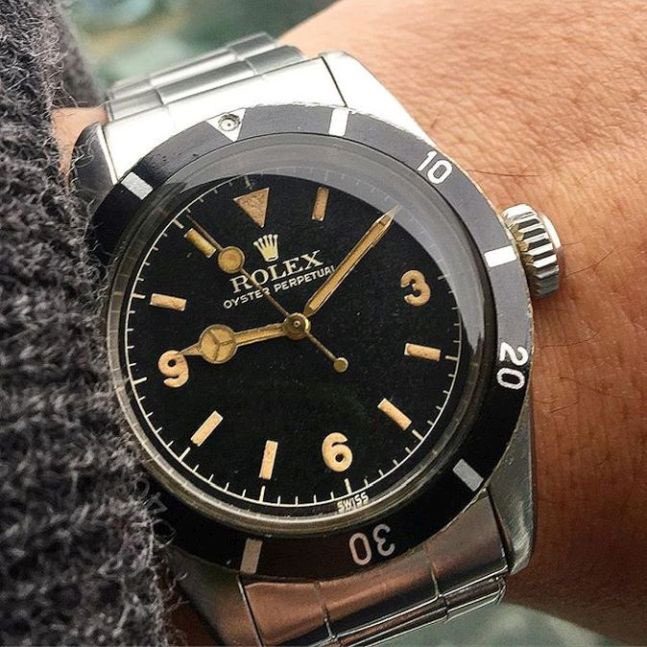 RolexOwnersClub's tweet photo. Rolex 6200. 70 Years old ✨ https://t.co/kp36XfyjOd