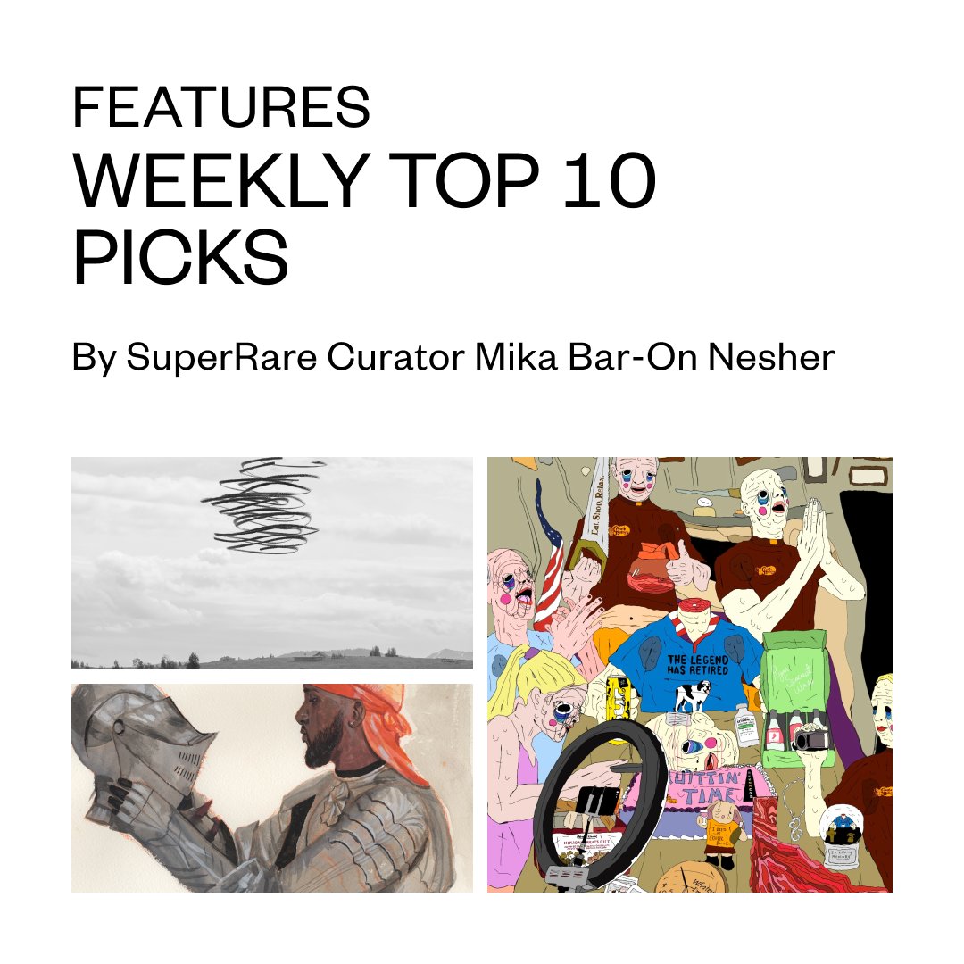 SuperRare's tweet photo. Check out these picks by SR Curator @SuperRareMika 💎  

Featuring 
@ItsRyanAnderson @_isabelarts @toadswiback @rodpaints Xavi Bou @brendandawe @joepease @GriffCrypto @SpectacularWay @kolahonn

https://t.co/6AgIVfFt5o https://t.co/uAr7Amdr8D