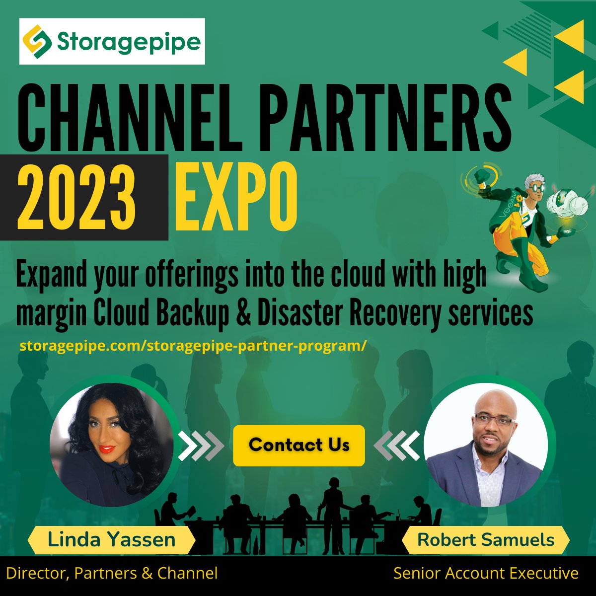storagepipe's tweet photo. Meet us at the 2023 #ChannelPartnersConference &amp; Expo in Las Vegas, May 1-4, 2023, to learn more about how you can expand your offerings into the cloud with high-margin #CloudBackup &amp; #DisasterRecovery services!

Contact us:https://t.co/ILZEvurrdN

#MSP #VAR #MSSP #partnerprogram https://t.co/7wlYvff5Uf