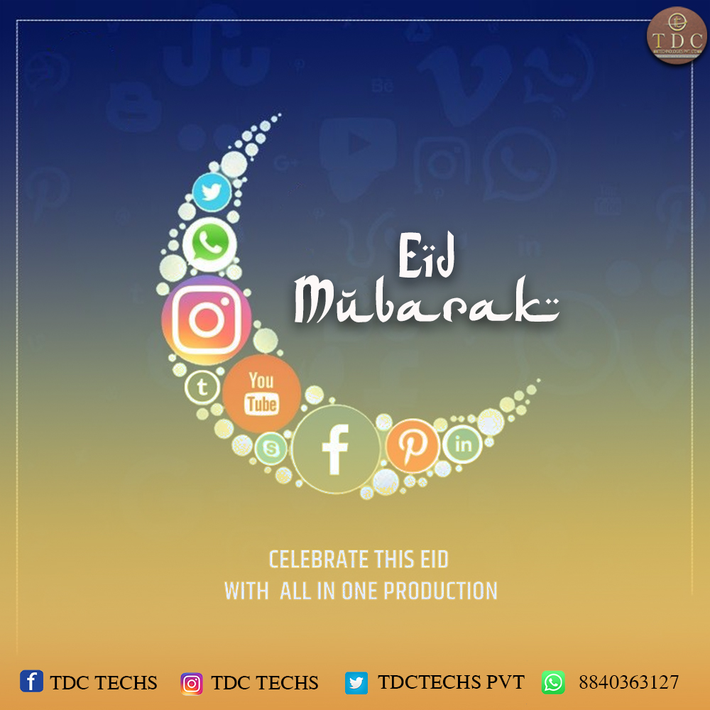 TDCTechsPvt's tweet photo. ईद उल फितर कि मुबारकबाद !!
#EidUlFitr #Eid #Tdctechs #InternetMarketingAgency #Eid2023 https://t.co/MLq81Ktr1z