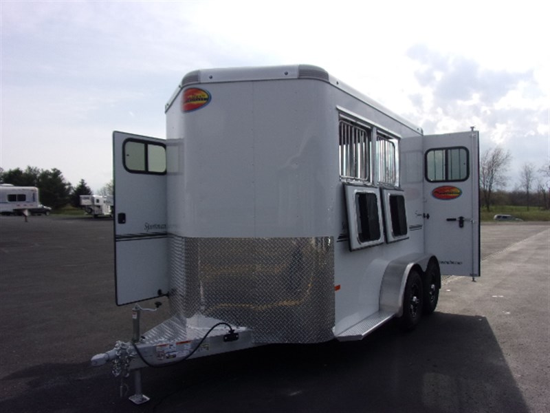 2023 Sundowner Sprotman 2 H BP  - $21,900.00
spartachevytrailers.com horsetrailerworld.com/home/trailerde…