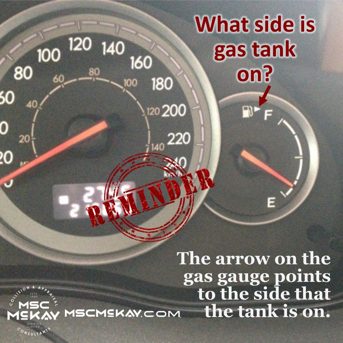 TipTime – 
Remembering which side the gas tank is on, is often a challenge.  Some manufacturers help with that dilemma!
.
.
.
#tiptime #gastank #makingiteasy #Fridaytip #Jamaica #WestIndies