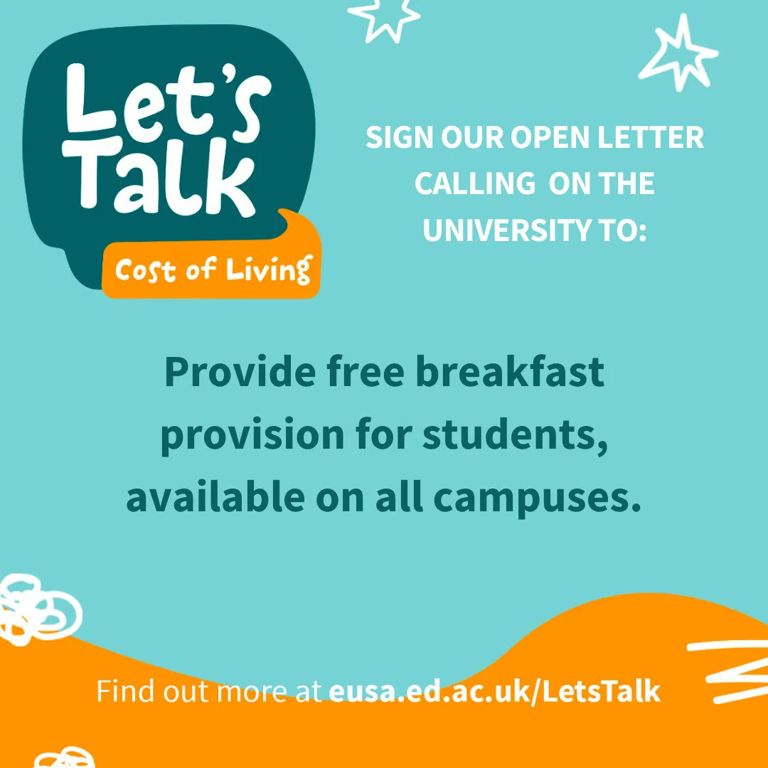 📌 You have until Sunday 23 April to sign our open letter!

📣 Make your voices heard and sign our open letter to pressure the University.

Join over a thousand students that are demanding action!

📲 eusa.link/CostOfLivingOp…