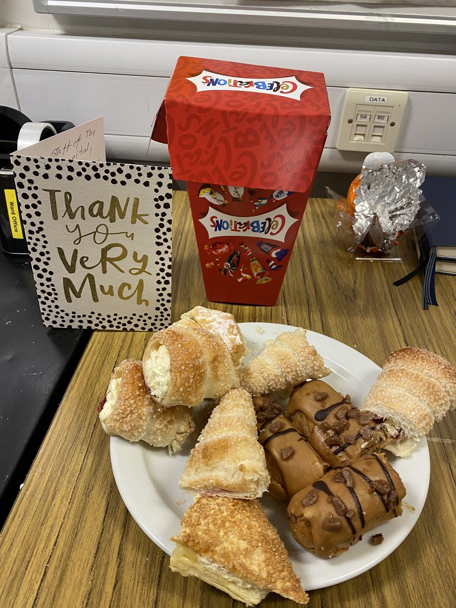 Lovely card and snacks from a patient saying thank you to our ward staff at The Orchard - so thoughtful and appreciated 🌳 🌈 <a href="/theorchardlscft/">The Orchard</a> <a href="/Racheal_Hold/">Racheal Cumpsty Hold</a> <a href="/DellyA1989/">Adele Atkinson</a> <a href="/BenLSCFT/">Ben Morgan</a> <a href="/VickiLyndsey/">Vicki Anderson</a> <a href="/GoalsOlivers/">OliversLifeGoals</a> <a href="/Laura_Baker83/">Laura Baker</a> <a href="/magsquinn66/">margaret quinn</a> #lscft #MentalHealthMatters #wedomore