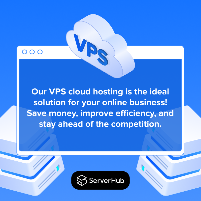 ServerHub's tweet image. Utilize ServerHub VPS cloud hosting, which provides 100% uptime and strategically located datacenters for your website and apps. Always accessible, available, anytime and anywhere.

#serverhub #vps #vpscloud #cloudhosting #cloudservers #dedicatedservers #webhosting