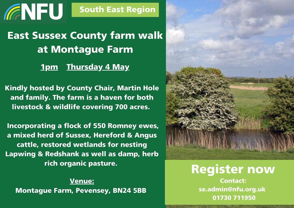 We are looking forward to a farm walk at County Chair, Martin Hole's, farm in a few weeks time. An outstanding farm for wildlife and livestock. Register now to join.