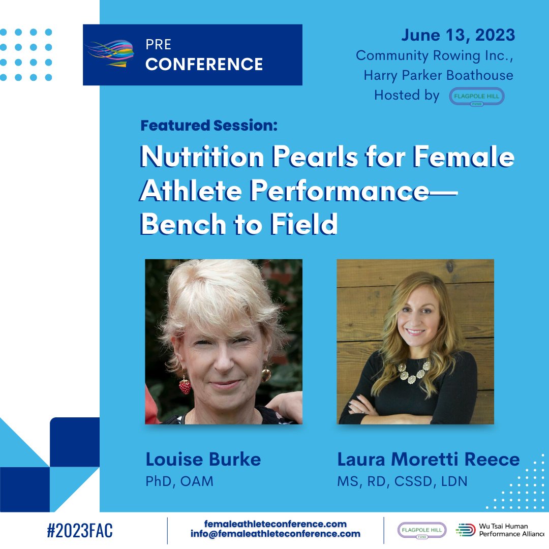 The Female Athlete Conference (@femaleathconf) on Twitter photo Join us at the #2023FAC Pre-Conference on June 13, 2023! You won't want to miss out on this presentation by these two ROCKSTAR sports nutrition experts, <a href="/LMorettiRD/">Laura Moretti Reece, MS, RD, CSSD</a> and <a href="/LouiseMBurke/">Louise Burke</a>. Learn more and register today at femaleathleteconference.com - limited spots remain! Join us at the #2023FAC Pre-Conference on June 13, 2023! You won't want to miss out on this presentation by these two ROCKSTAR sports nutrition experts, <a href="/LMorettiRD/">Laura Moretti Reece, MS, RD, CSSD</a> and <a href="/LouiseMBurke/">Louise Burke</a>. Learn more and register today at femaleathleteconference.com - limited spots remain!