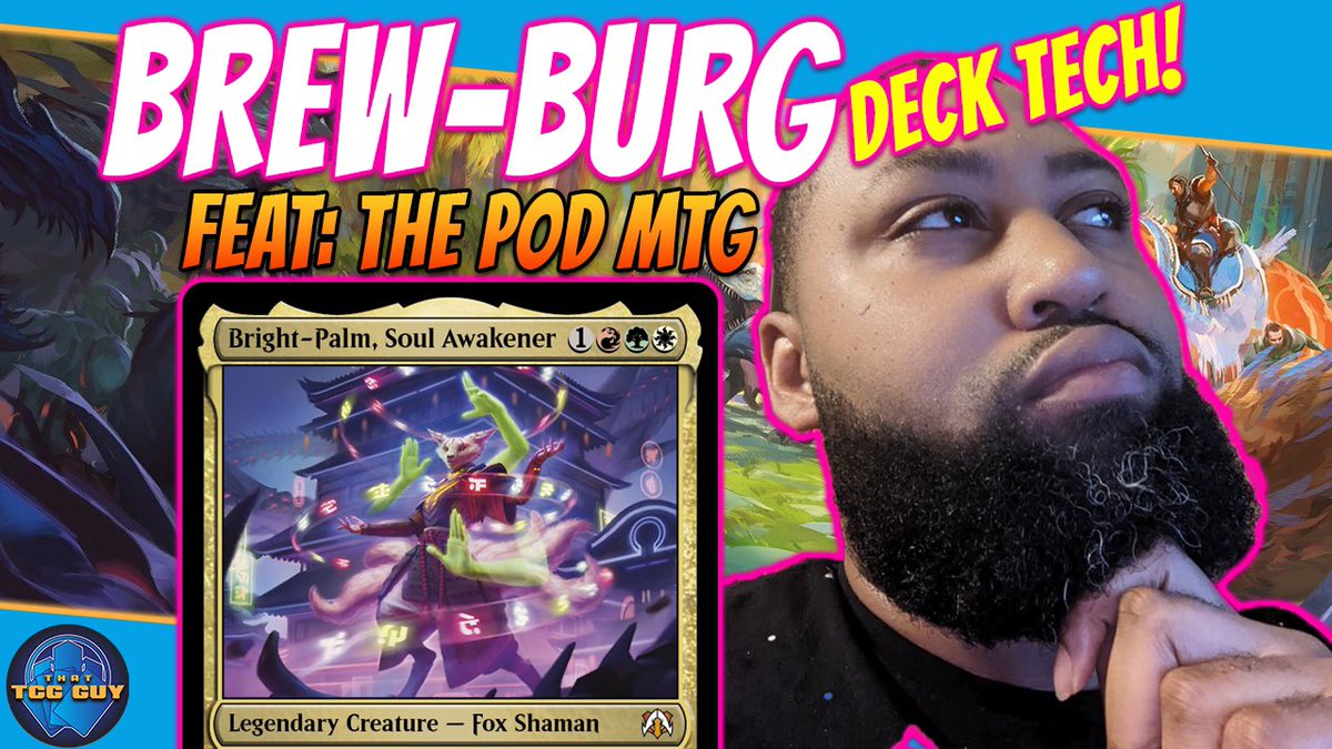 It’s Friday and that means BREW-BURG is back!  Today I’m joined by @ThePodMTG as we build a new #marchofthemachine commander from the precons, Bright-Palm, Soul Awakener!  

Video: youtu.be/EETJs4P12LQ