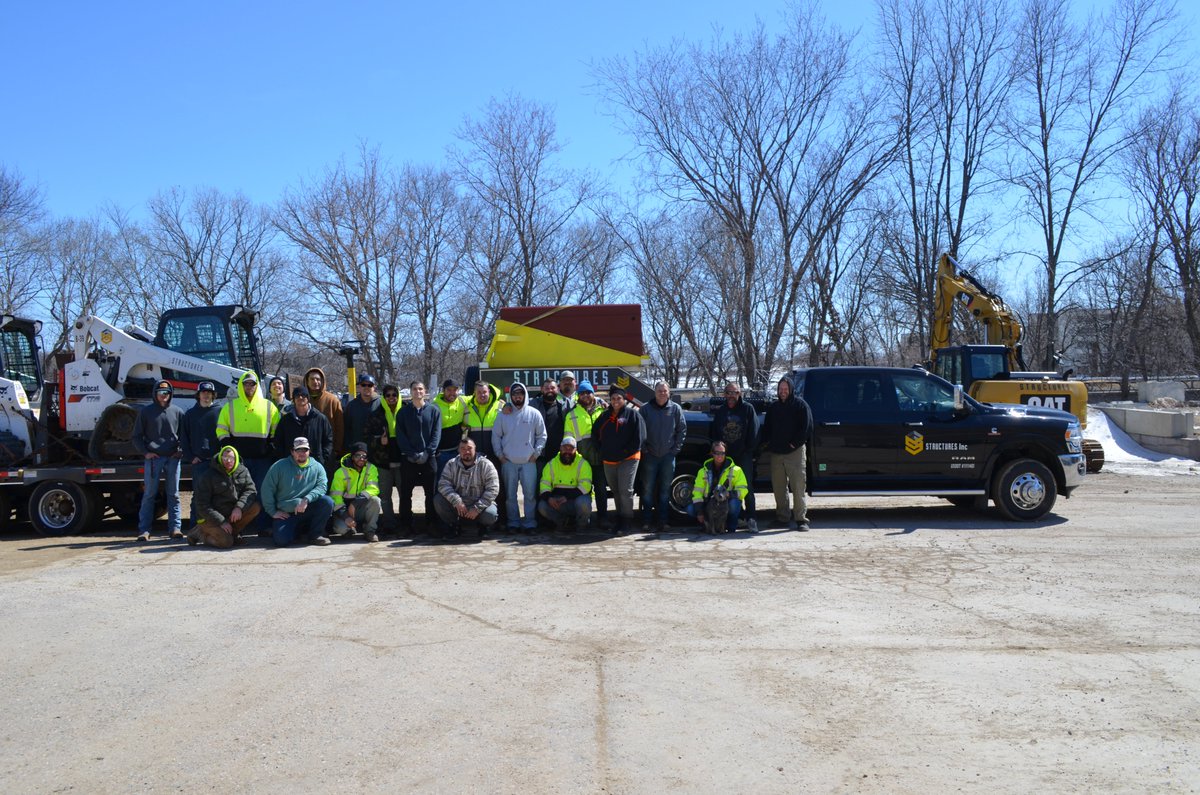StructuresBuild's tweet photo. As we start our busy season, we pause for Safety Day 2023 Check-in! This year the theme was Strong Voices Safe Choices. Our employees certified in First-Aid and CPR  and conducted job related station training to refresh and prepare for another busy and successful year!
#SAFETYDAY https://t.co/4bB5Lbj42V