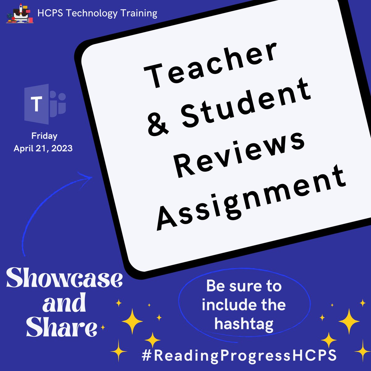 🎉Today is our final day of celebration during Reading Progress Week and it's time for reflection! 🎯Today's task: Teacher and Student Reviews Assignment! #ReadingProgressHCPS 📖Learn More: bit.ly/ReadingProgres…