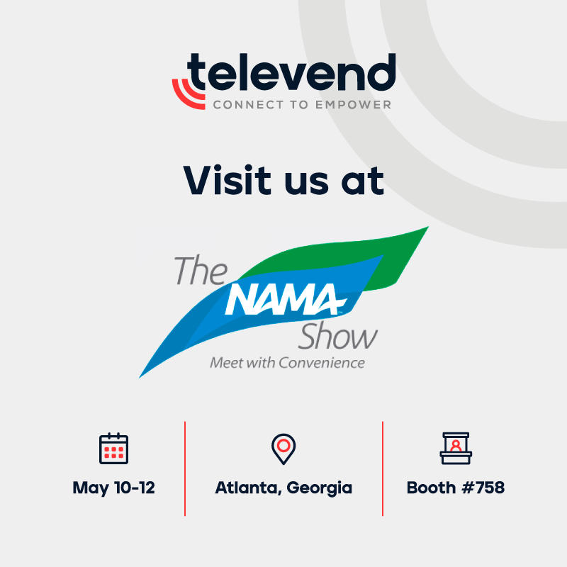 TelevendVending's tweet photo. Fasten your seatbelts
Televend is traveling across the ocean to the main #vending event in the USA – @NAMAvending Show 2023!

#NAMA2023 #TheNAMAShow #ConvenienceServices #Televend https://t.co/Ap6od5GNQt
