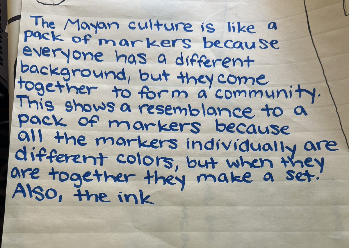 LOVE when I ask them to use metaphorical thinking and I get this🙌🙌