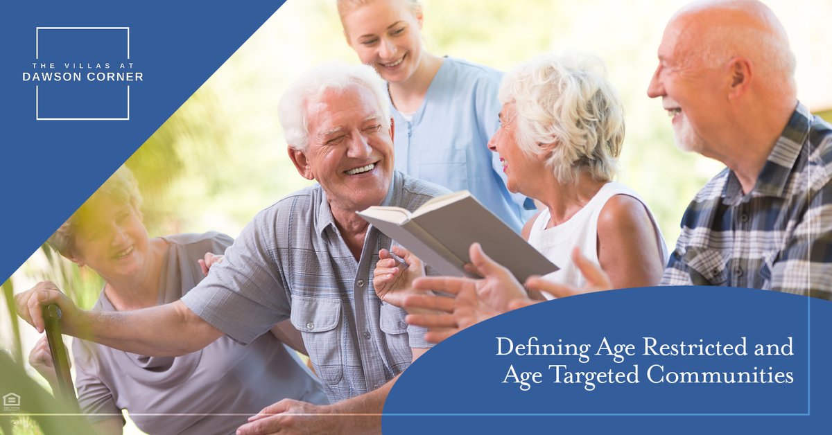 dawsoncornerau's tweet photo. When it comes to terms like #AgeRestricted &amp; #AgeTargeted in regards to a specific neighborhood, you may wonder what they mean exactly. 🤔💭

💡 Luckily, our #blog is here to shed light on the terms &amp; talk about how they apply to an #activeadultcommunity! https://t.co/kAONcNSGn8 https://t.co/mAVhn2FkVF