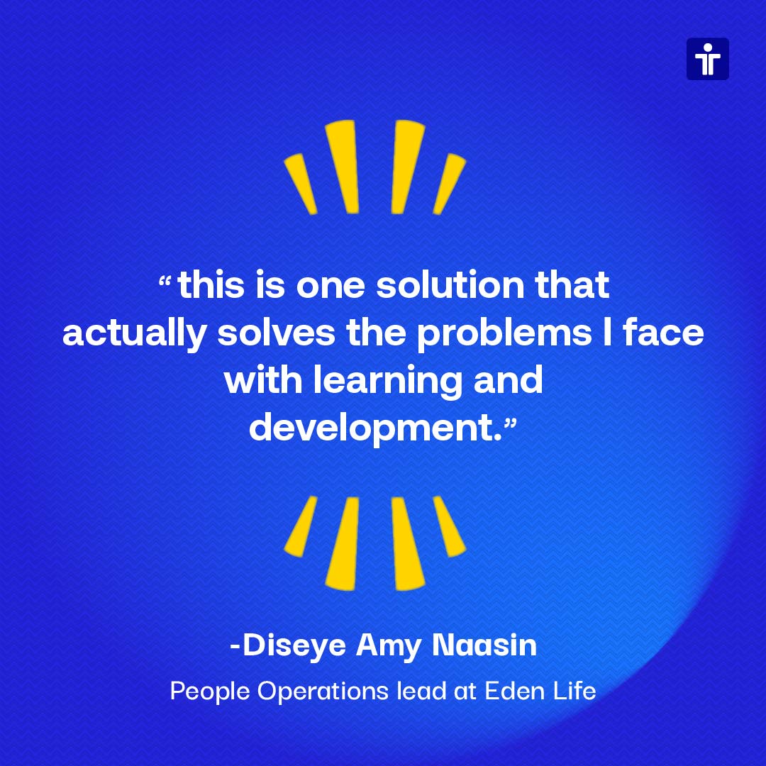 trail_ng's tweet photo. We're thrilled to receive positive feedback from top professionals like Diseye @Diseye_, People Operations Lead at Eden Life, who found that our solution truly solves the problems she faces with Learning and Development. https://t.co/4uTNH4pfSg