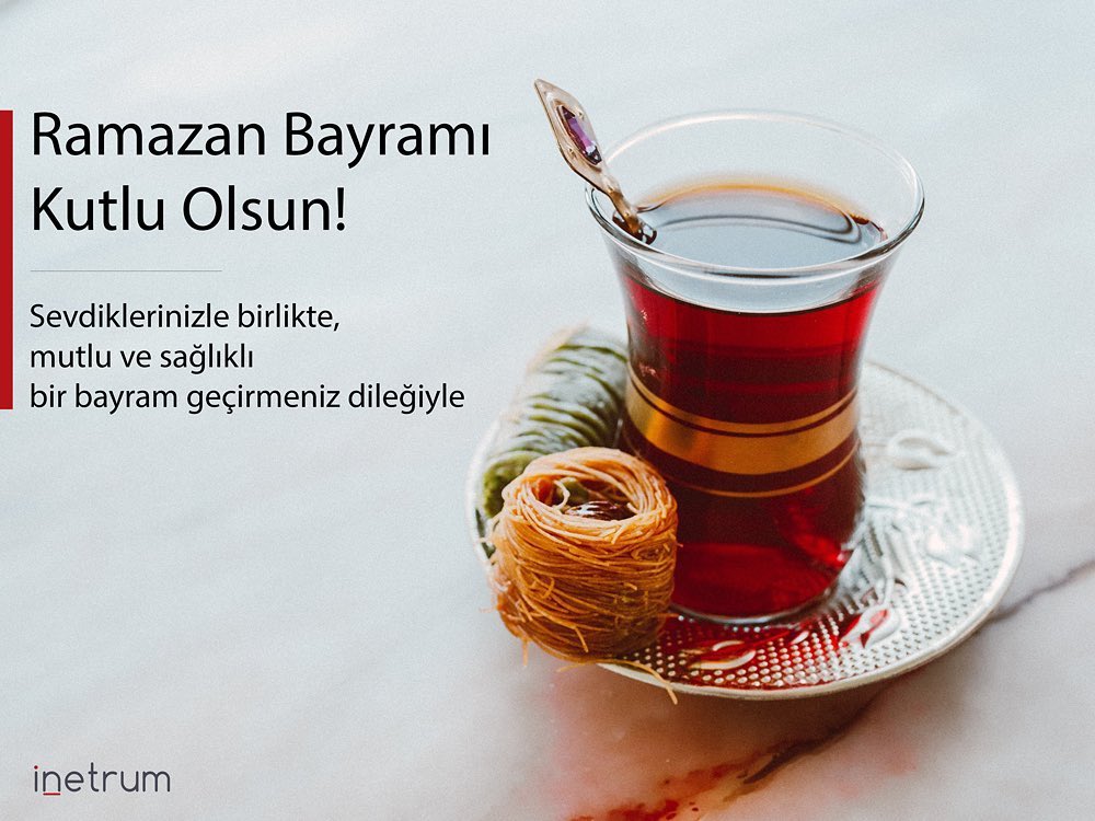 Sevdikleriniz ile geçireceğiniz sevgi, umut ve mutluluk dolu bir bayram dileriz 🍬