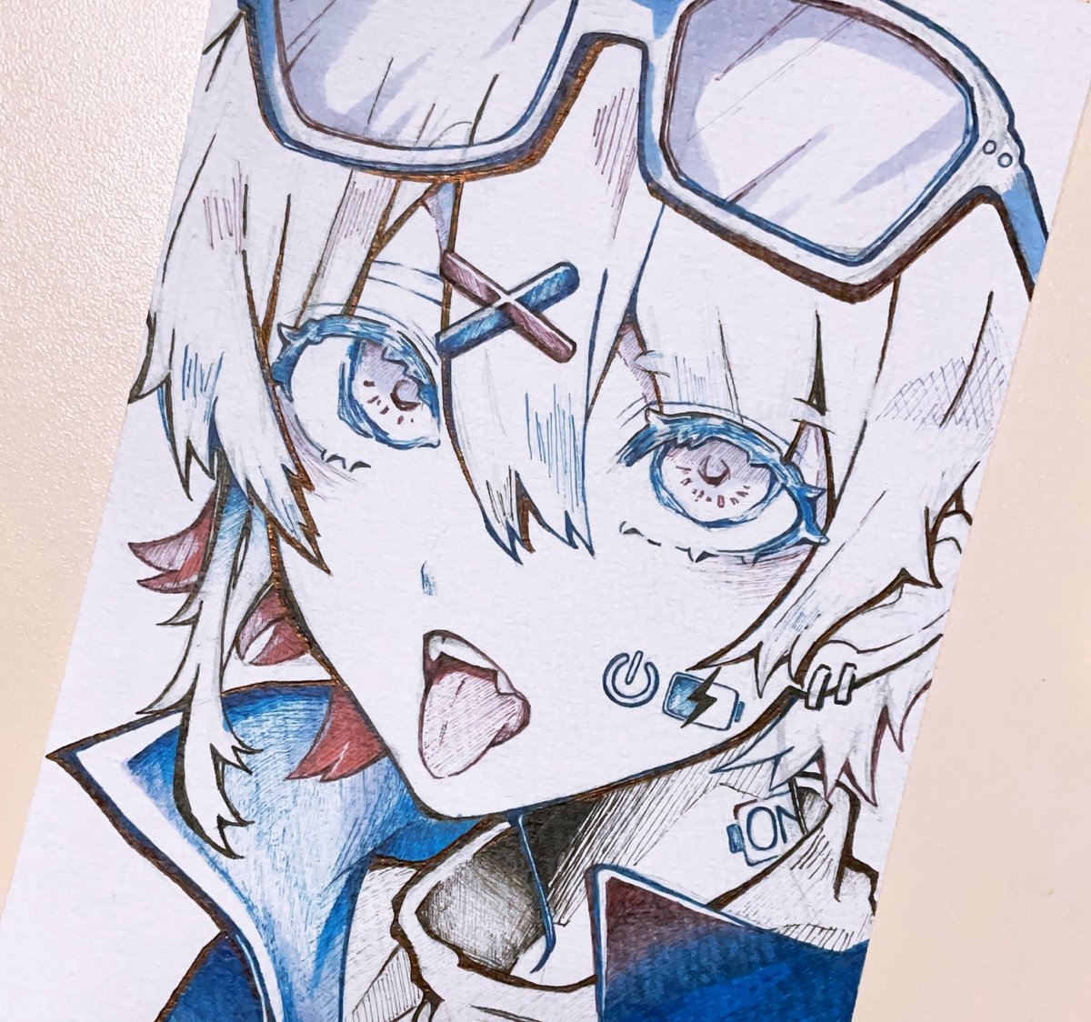 mt_svh's tweet photo. ペン先太いの買わなきゃな☹️
 #イラスト https://t.co/U9Xkqbp8lA