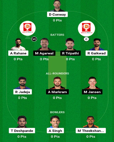 DreamPick11's tweet photo. CSKvsSRH Match IPL | Dream Team11

#CSKvsSRH #Dream11 #DreamTeam https://t.co/oBVOWKbwmB
