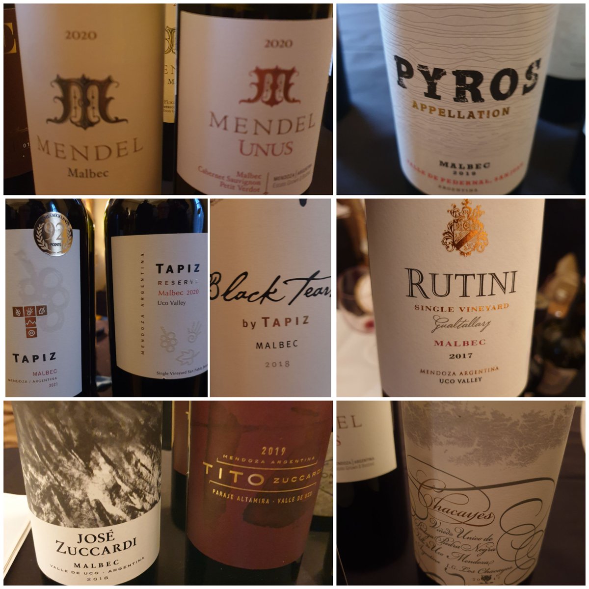 robthefoodie's tweet photo. Fabulous #Malbecs at @winesofarg 🇦🇷
Standouts incl. @MendelWines @PyrosWines @bodegatapiz @RutiniWines @ZuccardiWines @BgaPiedraNegra
#MalbecArgentino #WorldMalbecDay #Argentina #argentinianwine #winesofargentina @armitwines @newgenwines @Hispawine @condor_wines @MrArgentina https://t.co/wKdHi3Gpdj