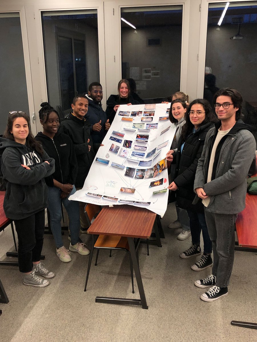 universitereims's tweet photo. L’#URCA a proposé une formation pour devenir animateur de l’outil pédagogique nommé « La Fresque du Climat »

La première session de formation s’est tenue les 11 et 12 avril derniers et a réuni 14 étudiants futurs ambassadeurs CLIMAT 👏👏👏

Plus d’infos : https://t.co/xe3xat3YmH https://t.co/0QUEROxIXj