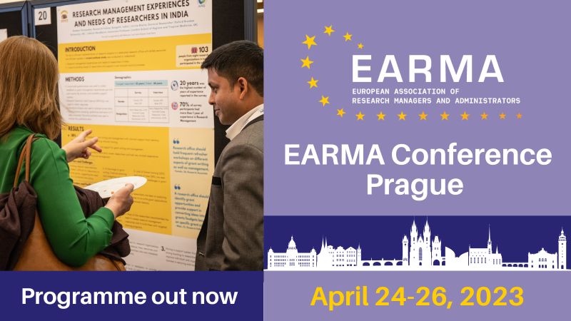 Anxious to meet again colleagues and friends at EARMA conference next week! Happy to share our findings on professional identity of RMAs at non-RPOs, and on stakeholders prioritization for research impact. Thrilled with the project management TG kick-off meeting ... busy days ;)