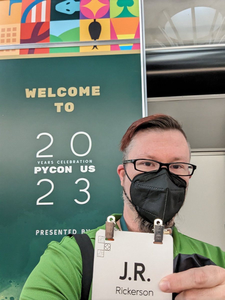 RedRivetStudios's tweet photo. Met a lot of great folks yesterday for day one of my first in-person PyCon in 3 years. Looking forward to great talks and conversations this weekend! #PyCon2023 #pycon https://t.co/ze3dA4LbZL