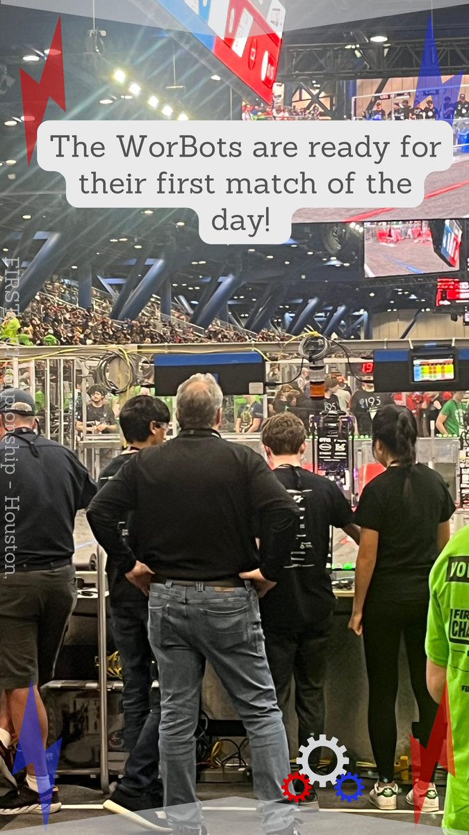 worbots4145's tweet photo. The WorBots are playing hard this morning. Go 4145!
#FIRSTchamp #makeitloud #robotsareback https://t.co/BjbMx1rti5