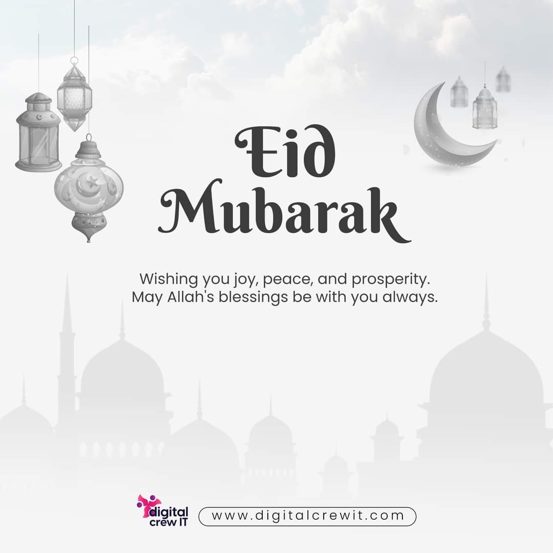 sarowarchy's tweet photo. "Eid Mobarak" 
Wishing you a very happy and Eid Mobarak to you all from our agency Digital Crew IT.  Stay tuned with us.

Join at our page link: https://t.co/2fpCr4nLnD

Our group link :https://t.co/gJZrL74YC0 https://t.co/oRzL9IibVa