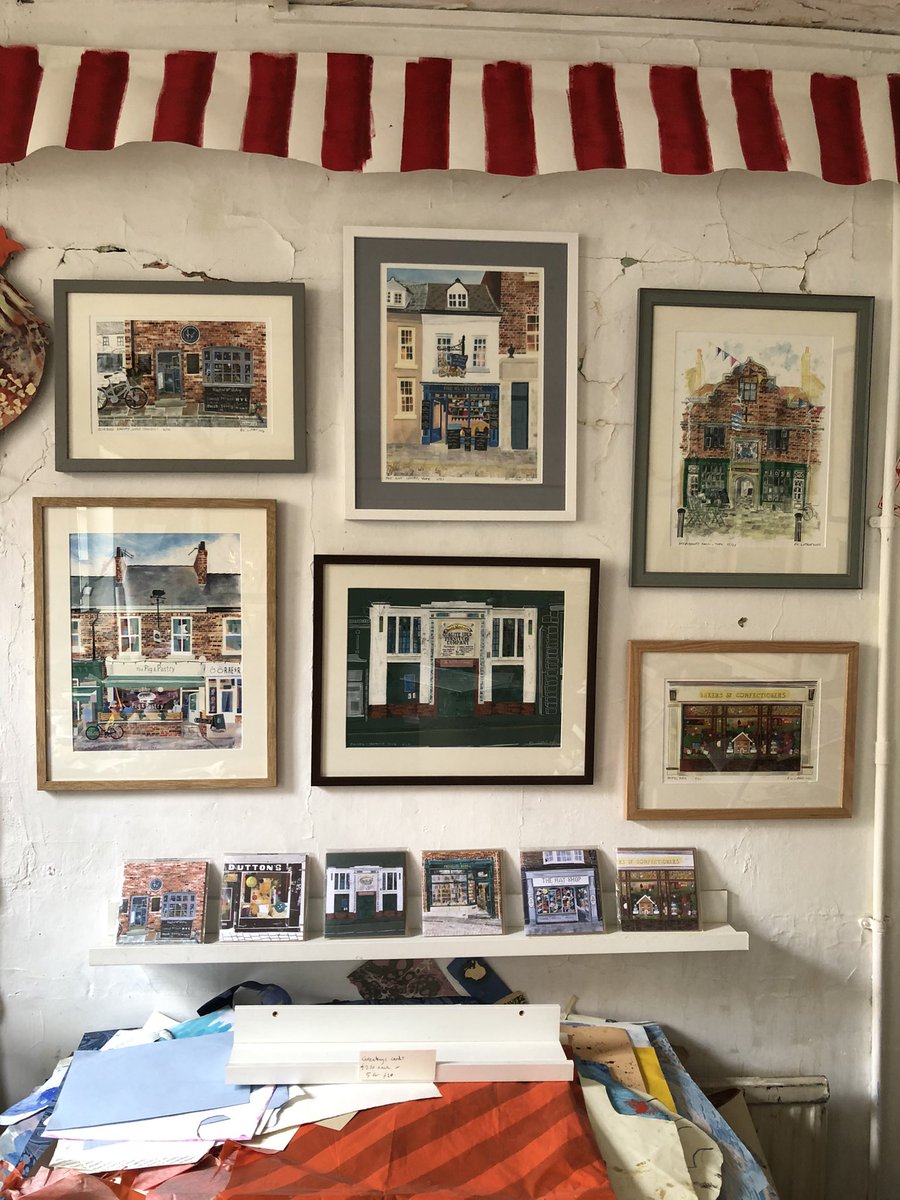 Ready for another weekend of @YorkOpenStudios 22/23 April 10am-5pm. I’ll be exhibiting my illustrations of York’s favourite independents at my studio space at @studios_pica . Venue 14