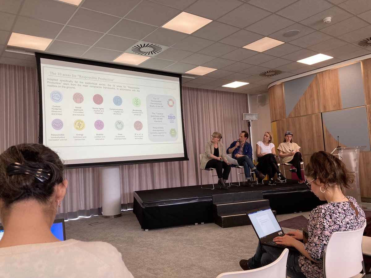 A l’invitation d’Uni-Mei, l’équipe de la CPNEF est à Bruxelles pour échanger avec des structures et des professionnels européens autour des initiatives menées pour la transition écologique du secteur audiovisuel à travers le continent !