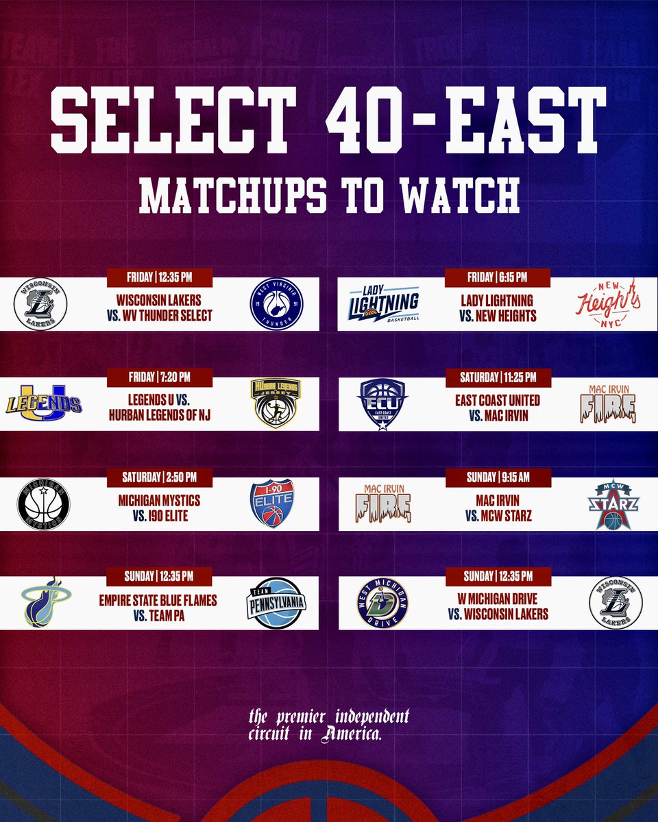 SelectEventsBB's tweet photo. The wait is over. Season 2 of the Select 40 is officially here 🏆 https://t.co/Akb8NcGkqI