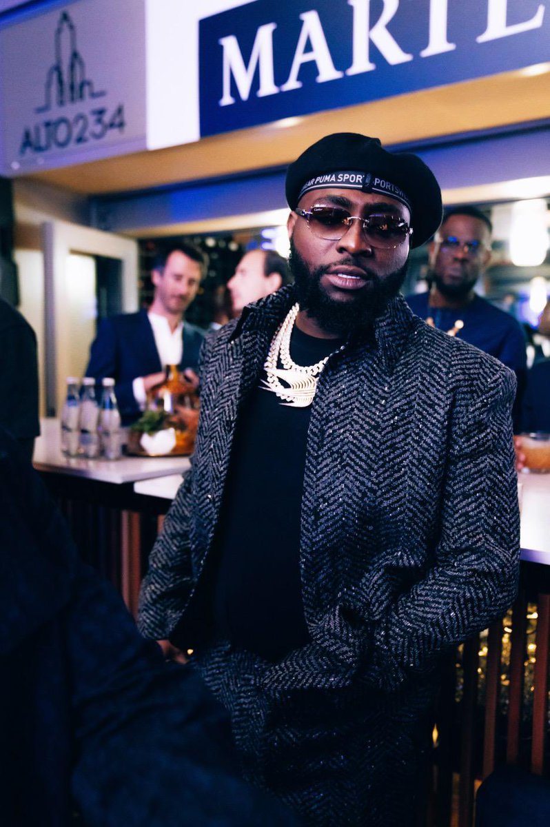 davido's tweet photo. Counting down the days until showtime in LAGOS.. The anticipation to come home and do this event with you is my driving force right now!⁣
⁣
In the meantime we're keeping our energy right with @martell 
⁣
SEE YOU SOON! ⏳ https://t.co/p8g8nvscU9