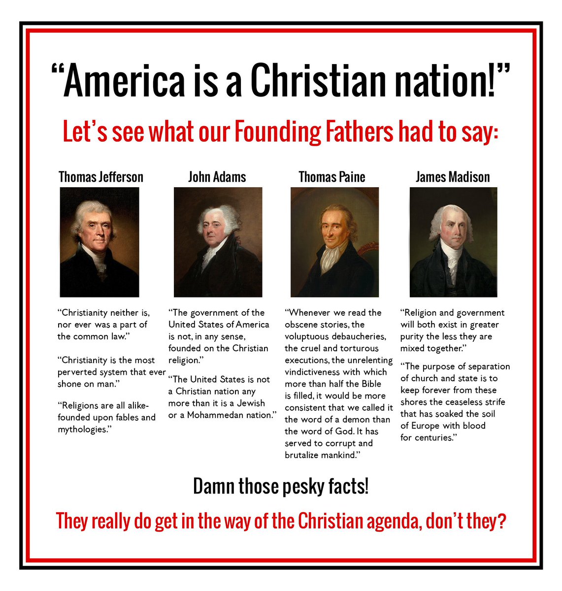 TonyHussein4's tweet photo. Texas Senate approves bills requiring the 10 Commandments in every classroom. The U.S. was founded on the separation of church and state. Every classroom would be required to display these words: ‘Thou shalt not covet thy neighbor’s wife, nor his manservant, nor his maidservant.’ https://t.co/6qBk3SoINY